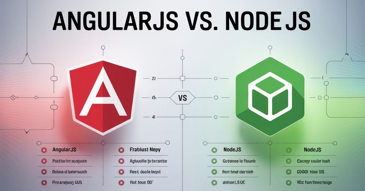 AngularJS vs. NodeJS: What the Real Difference Is in Modern Web Development