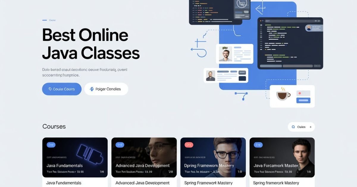 Best Online Java Classes The Growing Demand for Online Java Learning