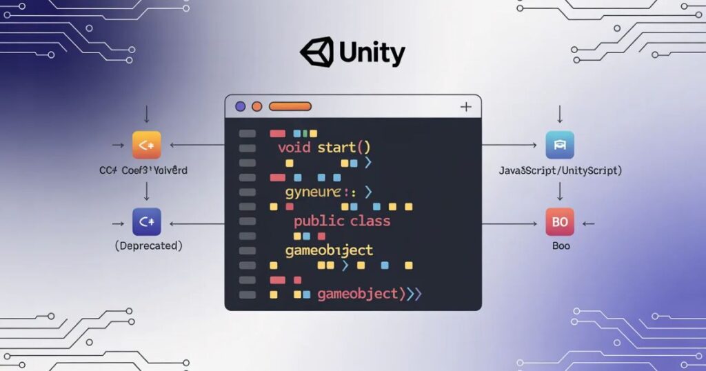 Developer writing Programming Language Does Unity Use IDE during Checkmate ITTech programming session