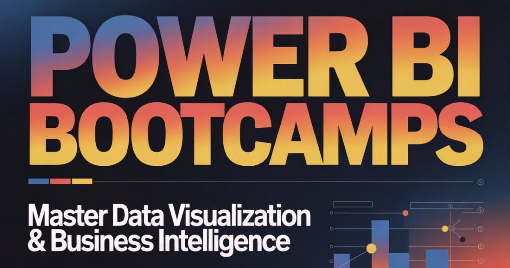 Team collaborating on project-based learning in Power BI Bootcamps.