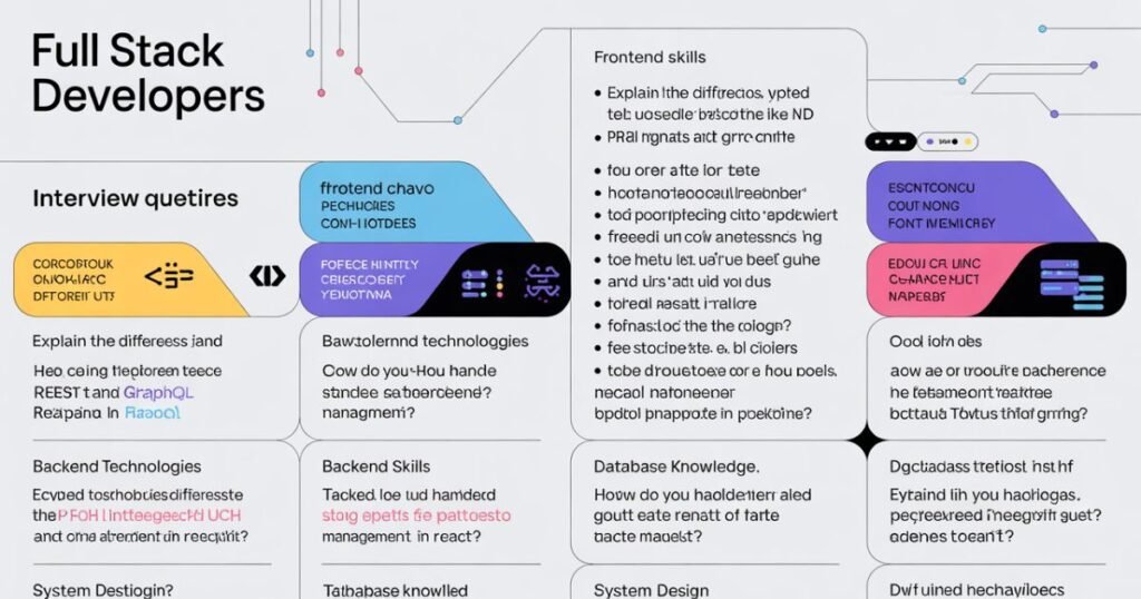 interview questions for a full stack developer about backend and APIs