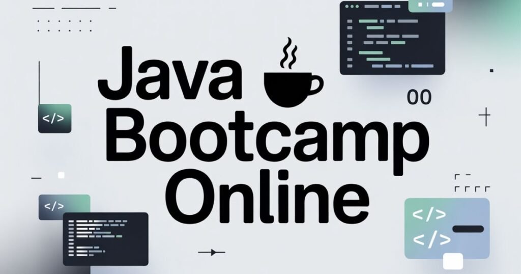 Bootcamp Java online training session with students learning core Java concepts at Checkmate ITTech.