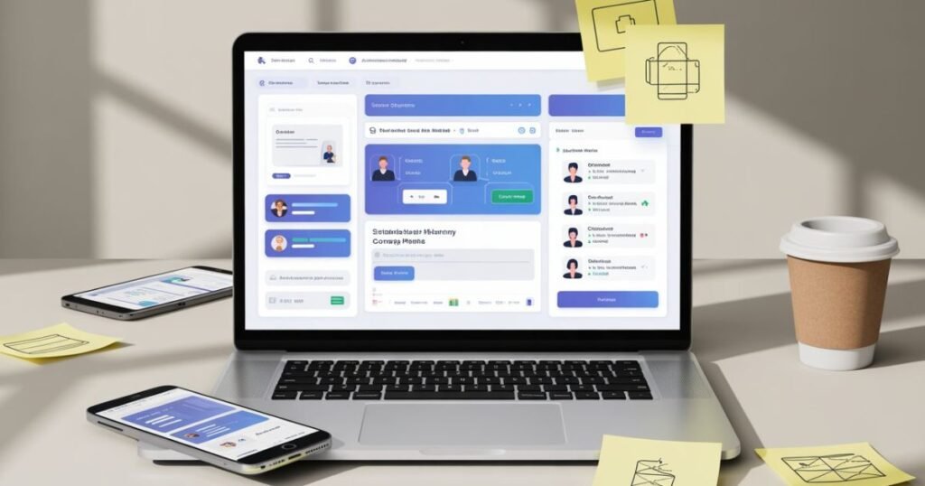 Create Node Project training session showing students learning backend development.