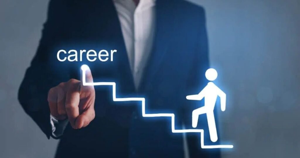 Professional analyzing data as part of a career in data science